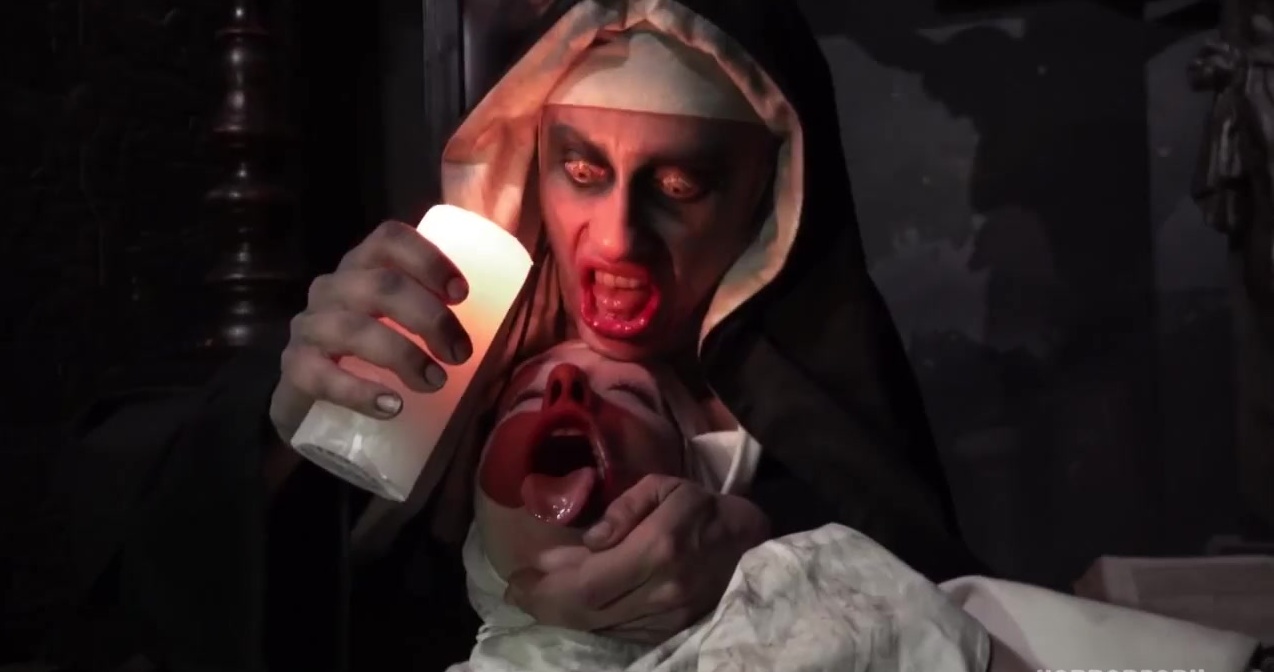 1274px x 672px - Its.PORN - Demon takes a priest and nun to hell. VERY SICK