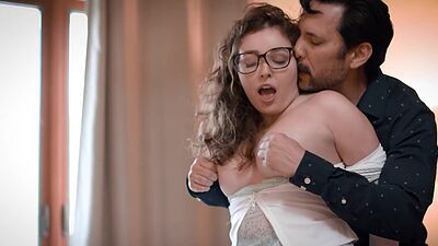 Cute teen Leana Lovings has the hots for her much older teacher