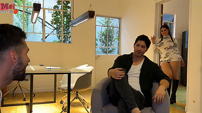 I fuck with my husband's best friend in our kitchen