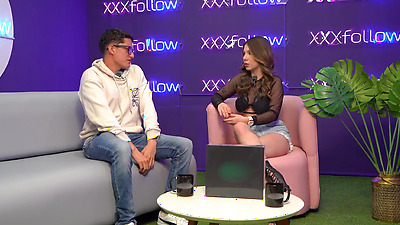 Shy BIG PENIS Pipeboy SEXMEX Porn Mansion winner fucks little Colombian in XXXfollow Sessions #5 Podcast - Dani Ortiz