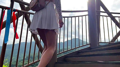 Public Penis Flashing - Risky Handjob in Public Bus Full of People until he CUM