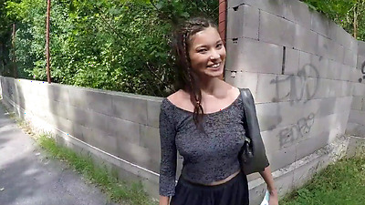 Public Agent - Japanese tourist with natural boobs really isn't sure she wants to do this