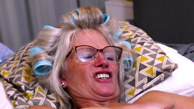 squirting 68 years old skinny mature gets fist fucked