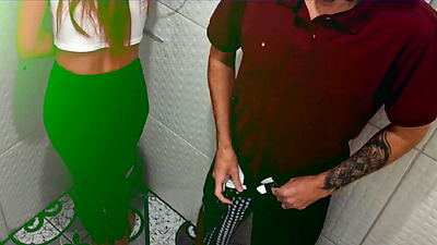 Fucked by a stranger in a bar bathroom without a condom!