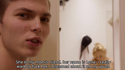 SHAME4K. Boy lets moms sexy girlfriend take a shower at his place