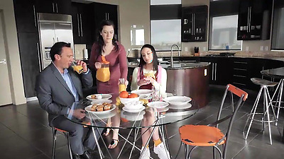 Foster stepfather and stepdaughter sex next to s. stepmother