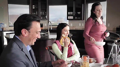 Foster stepfather and stepdaughter sex next to s. stepmother