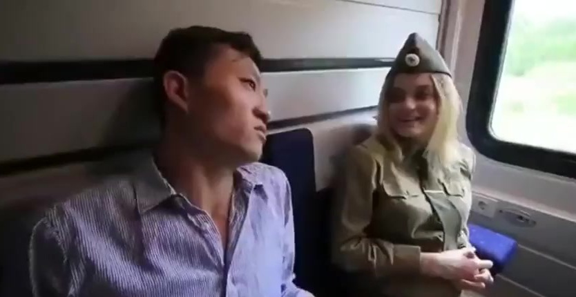 Interracial Travel Sex - Its.PORN - AMWF Popova Vika Russian Woman Soldier B Cup Interracial Sex  Korean Man