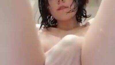 Masturbate in a Shower while my Dumb Brother try to Hear me - Creamy Orgasm