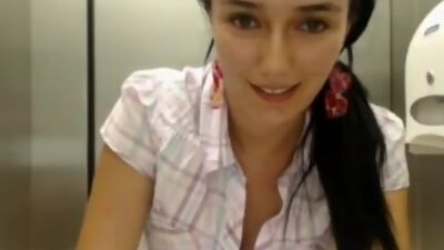 SWhotleedy Playing with Ass Hole in Public Bathroom