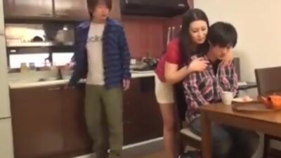 Mature japanese mom sucking balls and dick