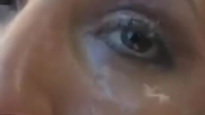 Mature milf sucks cock and gets facial cumshot