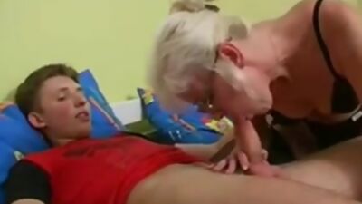 Blonde mature woman with empty floppy saggy tits gets fucked hard