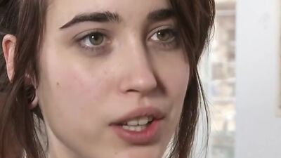 WOW! Cute German student get completely naked!