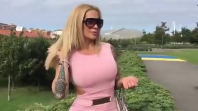 Sexy Calves & Perfect Round Ass In Pink Dress