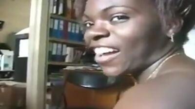 African Suck & Fucks Big White Cock