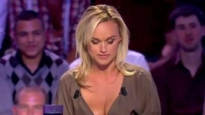 Cecile de Menibus Huge boobs 3 french presenter compilation