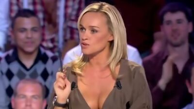 Cecile de Menibus Huge boobs 3 french presenter compilation