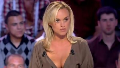 Cecile de Menibus Huge boobs 3 french presenter compilation