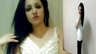 Arab girl. Several arabic musics