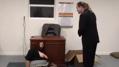 Milf secretary pays the price