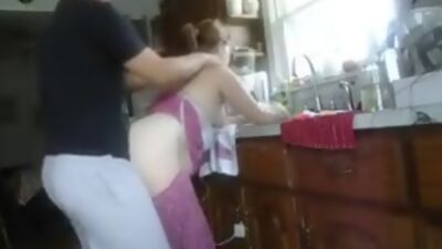 Fucking in the kitchen