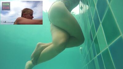 Dirty talk public poll underwater masturbation thigh squeezing real orgasm