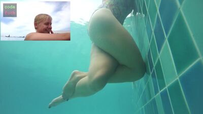 Dirty talk public poll underwater masturbation thigh squeezing real orgasm