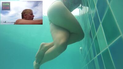 Dirty talk public poll underwater masturbation thigh squeezing real orgasm