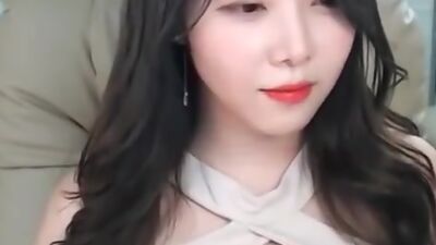 Sexy asian girl in mini dress