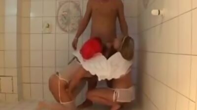 2 Hot German Sluts-Fucking A Lucky Dude