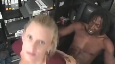 Dark monster cock drilled sweet blonde