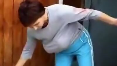 Incredible Homemade clip with Grannies, Russian scenes