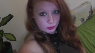 German amateur with red hair