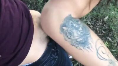 German exhibitionist cunt get funk in the wood