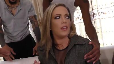 Carmen Valentina Interracial Gangbang