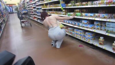 Candid sexy ugly girl showing off in a see-thru dress