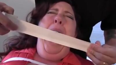 Bbw Joy Deputy tied and gagged