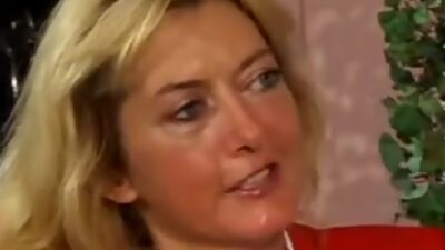 Old busty granny fucking and sucking young guys cock