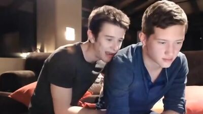 Gorgeous gay boys sucking rimming on cam