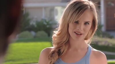 The Girl Next Door hot teen babe Jillian Janson gets her wet tight pussy.