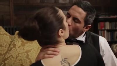 Maid has a sensual encounter with her boss