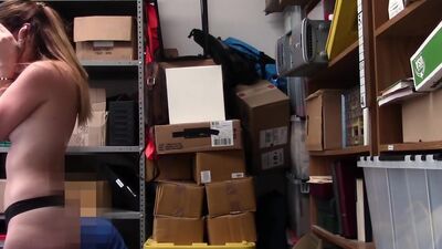 Suspect was not cooperating with LP officer and was told a strip search would follow