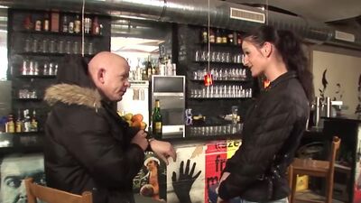 German chick enjoys bondage and oral action