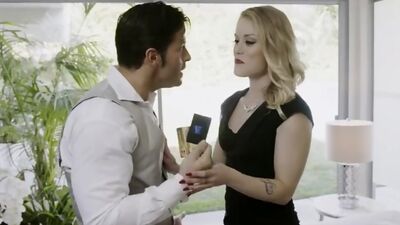 Incredible blonde wife gets fucked