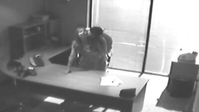 Office slut bangs the boss on secret sex tape