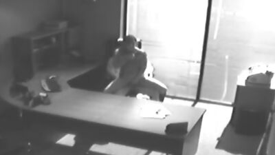 Office slut bangs the boss on secret sex tape