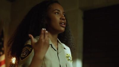Black lesbian prison guard pussylicked and fingered