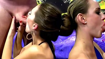 Viktoria goo licking asses and sucking cocks