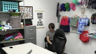 Gagging on officers BBC for stealing an expensive bottle